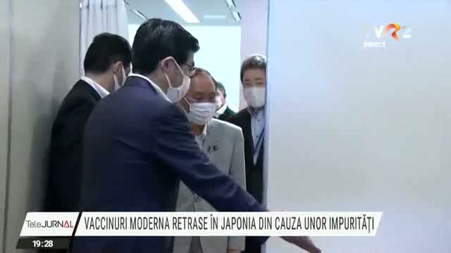 Lot de vaccin Moderna, retras în Japonia