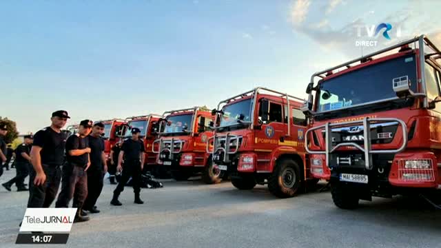 Pompierii români, misiuni în zona Attica
