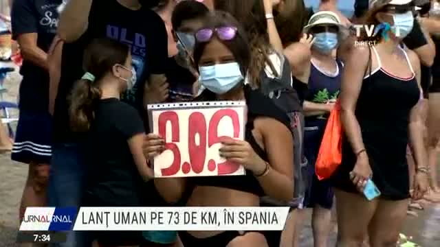 Protest ecologic în Spania