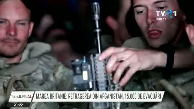 Marea Britanie - Retragerea din Afganistan, 15 mii de evacuări