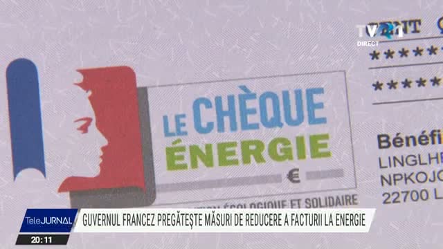 Guvernul francez pregătește măsuri de reducere a facturii la energie