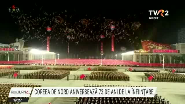 Paradă uriașă în Coreea de Nord