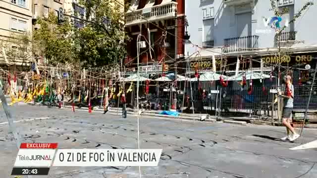 O zi de foc in Valencia