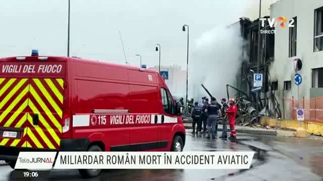 Doi cetățeni români, morți în accidentul aviatic de lângă Milano
