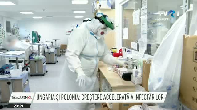 Creștere accelerată a infectărilor în Ungaria și Polonia