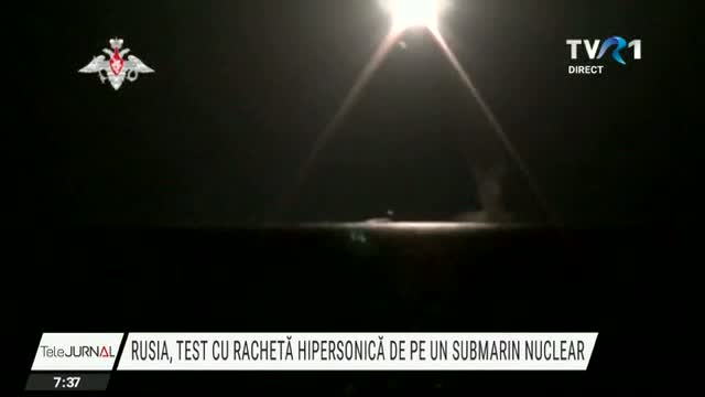 Rusia, test cu rachetă hipersonică