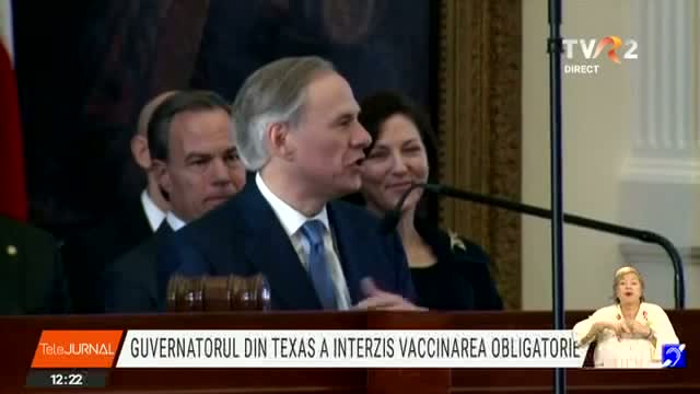 Guvernatorul din Texas interzice vaccinarea obligatorie 