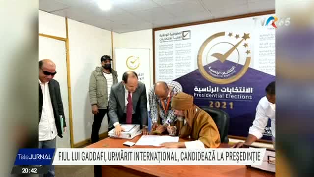 Fiului lui Gaddafi candidează pentru postul de preşedinte