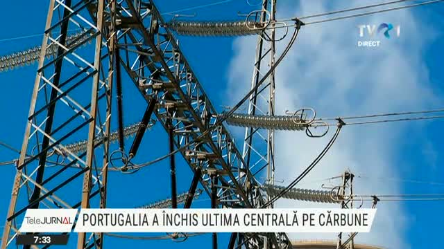 Portugalia închide ultima centrală pe cărbuni