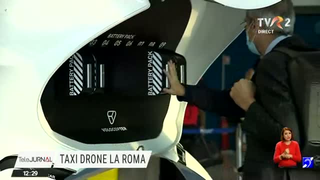 Taxi drone la Roma