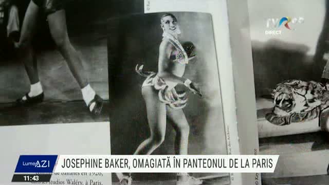 Josephine Baker, omagiată la Paris