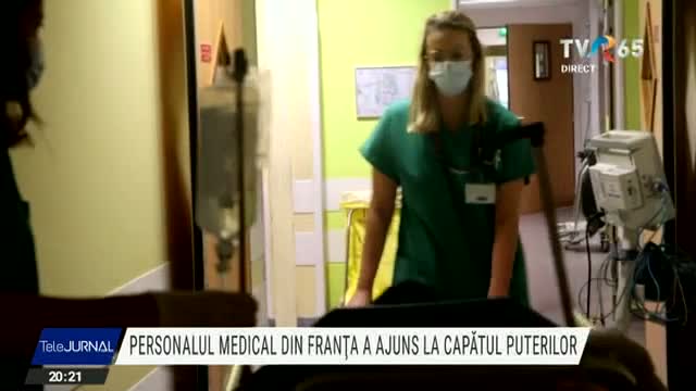 Personalul medical din Franța a ajuns la capătul puterilor
