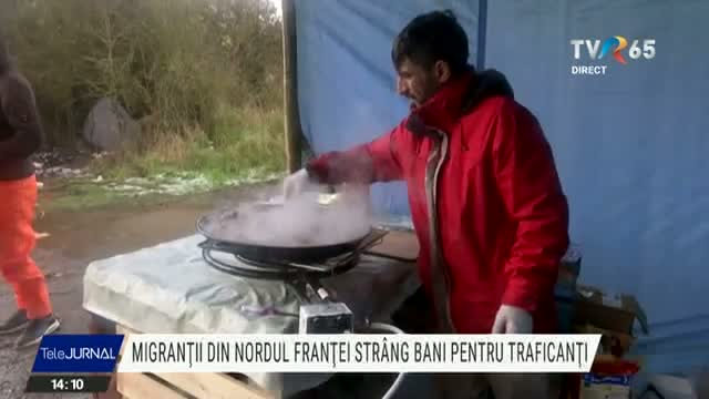 Migranții din nordul Franței strâng bani pentru traficanți