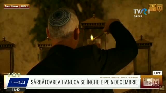 Sărbătoarea Hanuka se încheie pe 6 decembrie