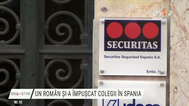Un român și-a împușcat colegii din Spania 