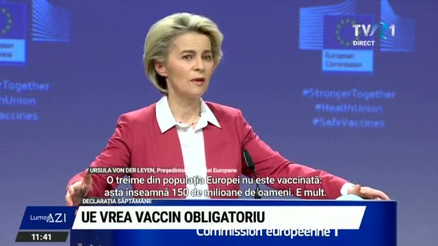 LUMEA AZI UE vrea vaccin obligatoriu