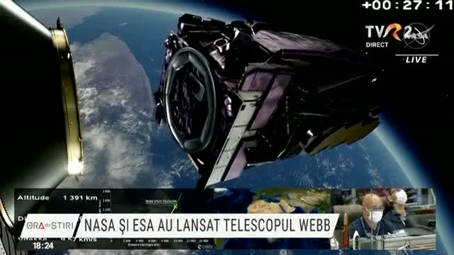 NASA și ESA au lansat telescopul Webb
