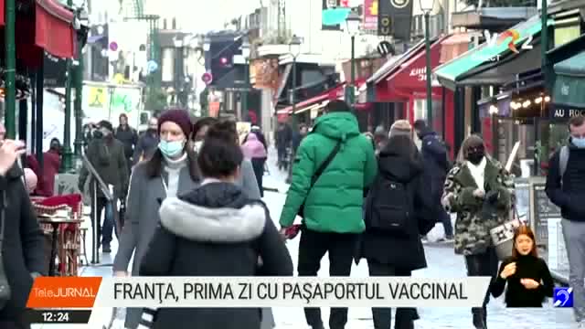 Franța, prima zi cu pașaportul vaccinal