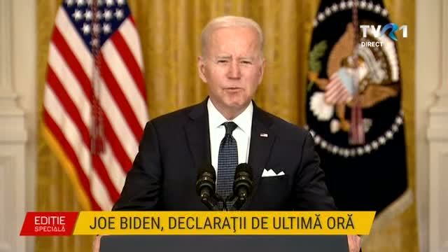 Editie Speciala. Declaratii Joe Biden despre Rusia-Ucraina