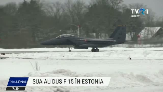 SUA au trimis avioane F15 în Estonia