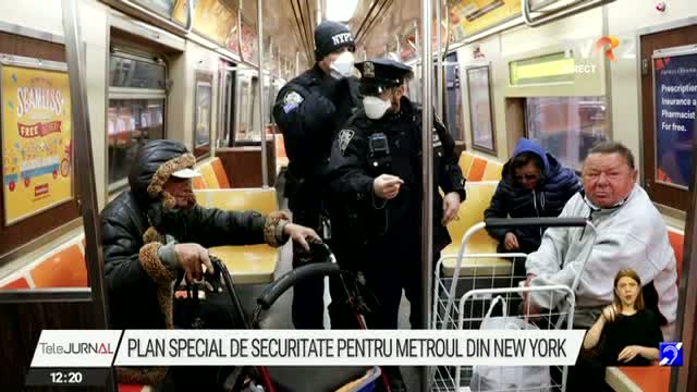 Plan special de securitate pentru metroul din New York