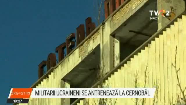 Ucrainenii se antreneaza la Cernobal