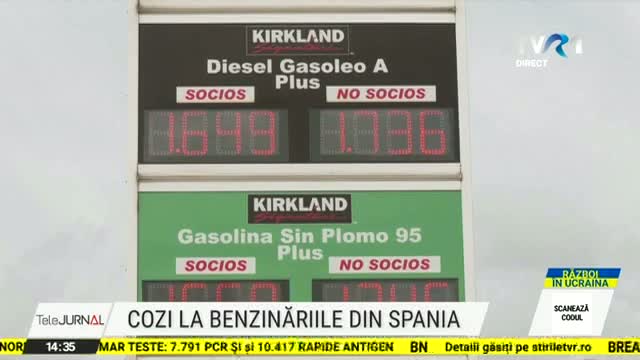 Cozi la benzinăriile din Spania