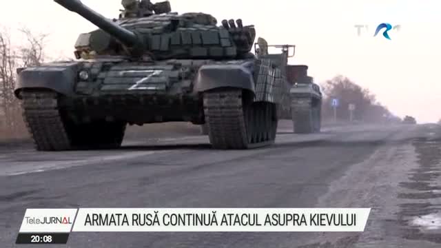Armata rusă continuă atacul asupra Kievului