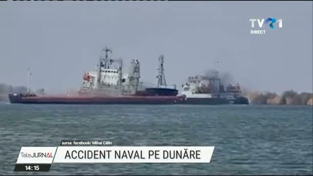 Accident naval pe Dunăre 