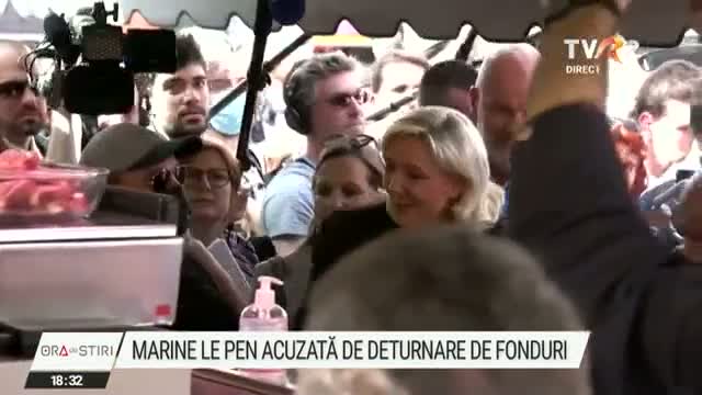 Marine Le Pen, acuzată de deturnare de fonduri