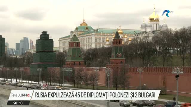Rusia expulzează diplomați polonezi și bulgari