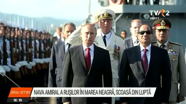 Nava-amiral a rușilor din Marea Neagră, scoasă din luptă