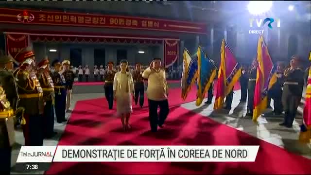 Demonstrație de forță în Coreea de Nord