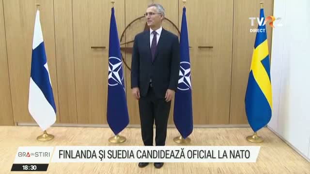 Finlanda și Suedia candidează oficial la NATO