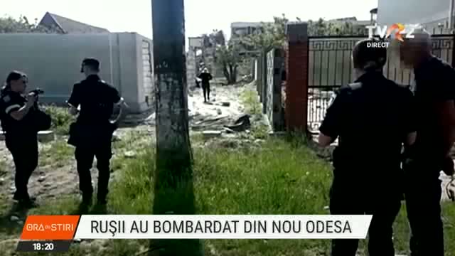 Rușii au bombardat din nou Odesa