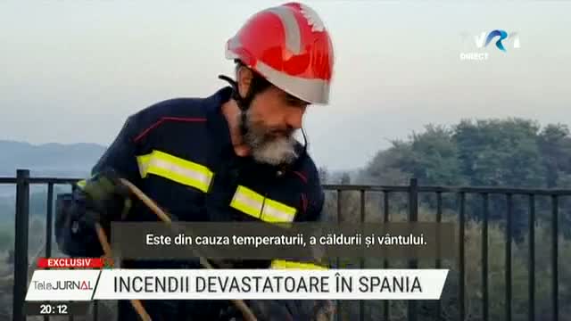 Incendii devastatoare în Spania