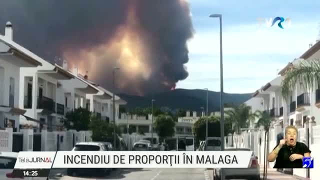 Incendiu de proporții în Malaga