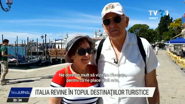 Italia revine în topul destinațiilor turistice