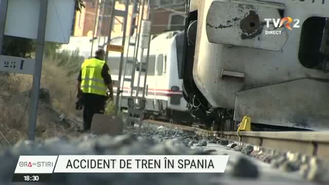 Accident de tren în Spania