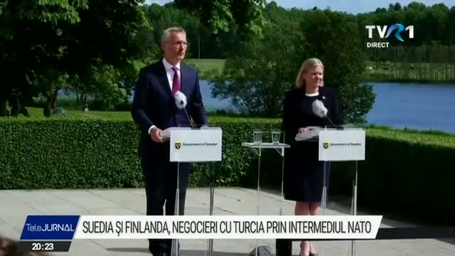 Suedia și Finlanda, negocieri cu Turcia