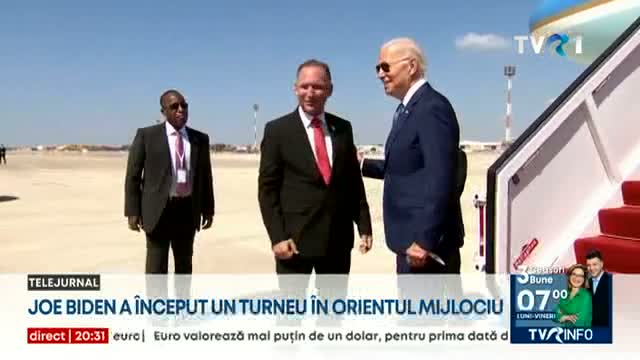 Joe Biden a început un turneu în Orientul Mijlociu