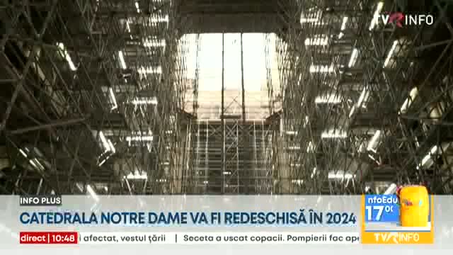 Catedrala Notre Dame se va deschide în 2024