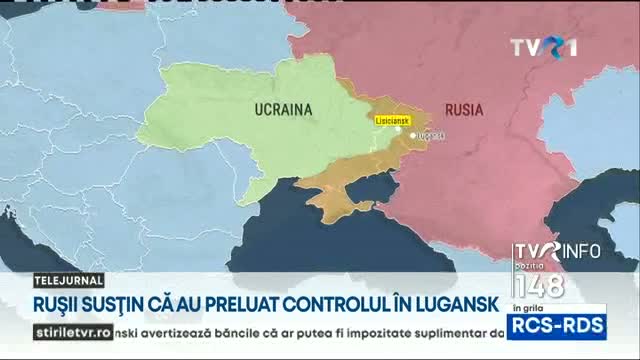 Rușii susțin că au preluat controlul Lugansk