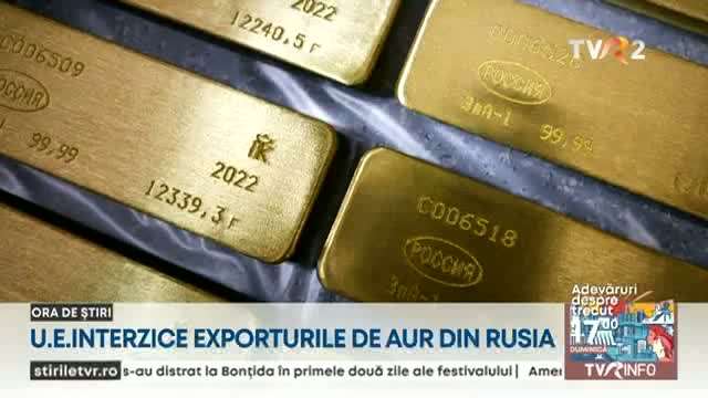 UE interzice exporturile de aur în Rusia 