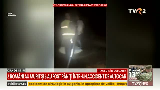 Trei morți și cinci răniți într-un accident în Bulgaria