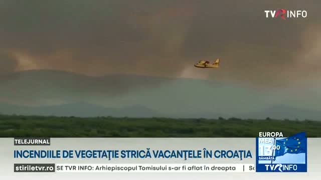Incendiile de vegetație strică vacanțele în Croația