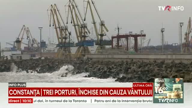 Porturi închise la Constanța