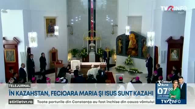 Papa Francisc a binecuvântat o icoană inedită în Kazahstan 