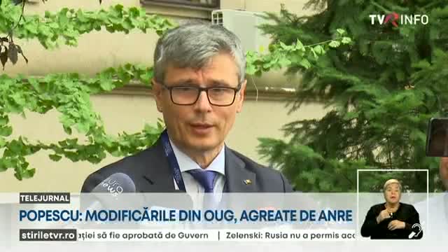 Virgil Popescu: Modificările din OUG, agreate de ANRE