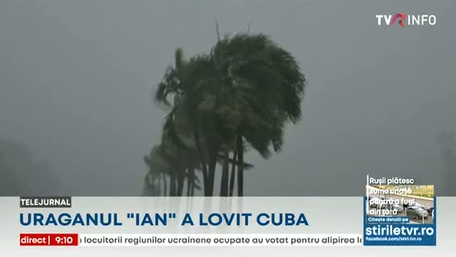 Uraganul Ian a lovit Cuba